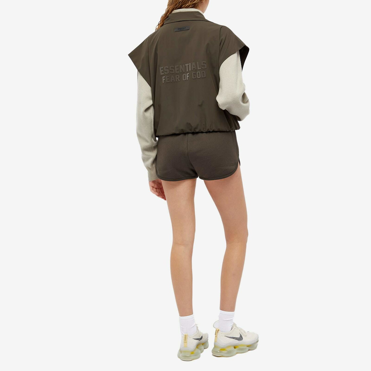 Women's essential shop running vest- black