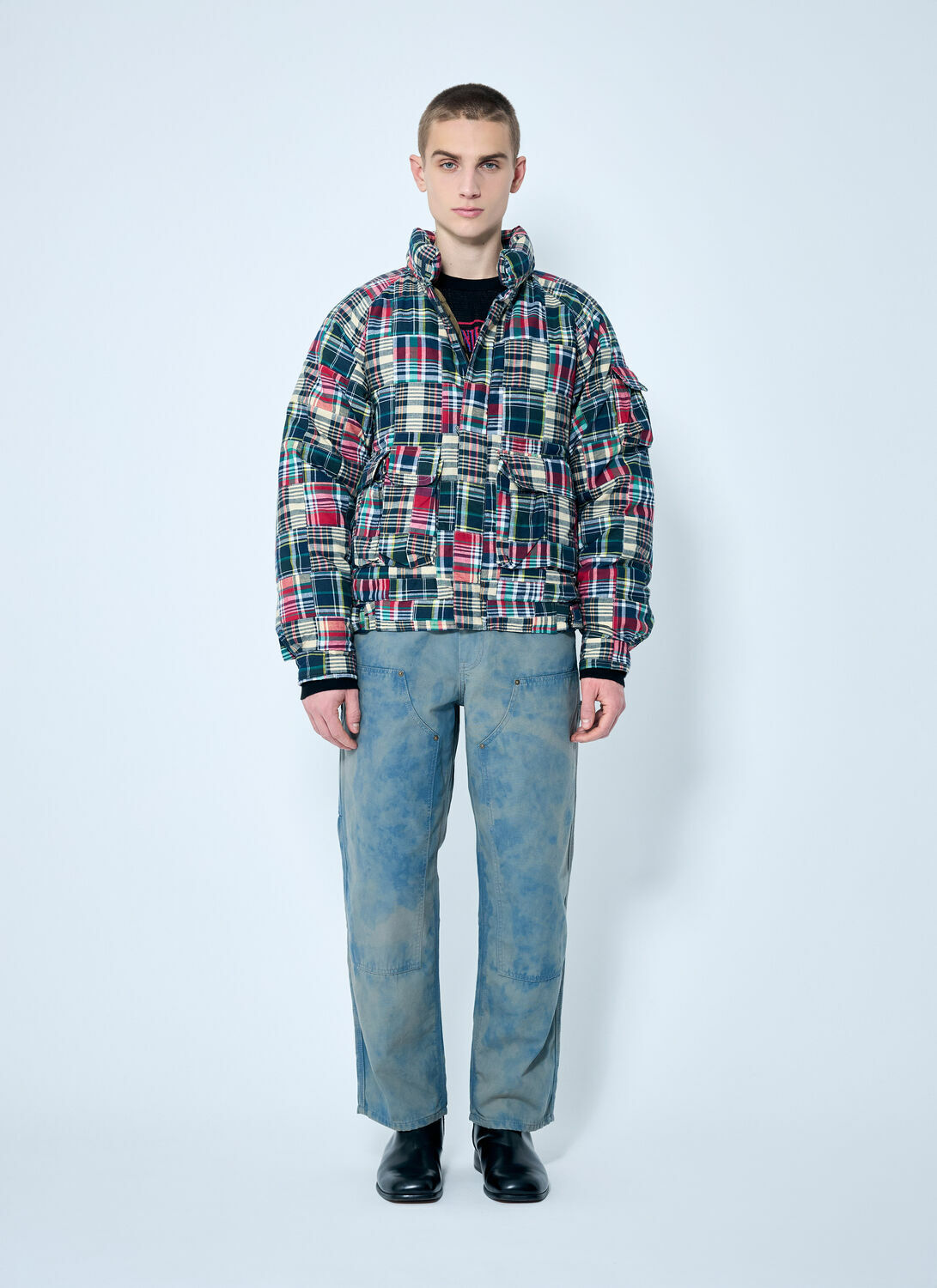 thisisneverthat® Patchwork Multi Pocket Down Jacket thisisneverthat