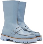 CamperLab Blue Eki Zip-Up Boots