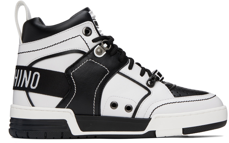 Moschino Streetball High-Top Sneakers - Blue