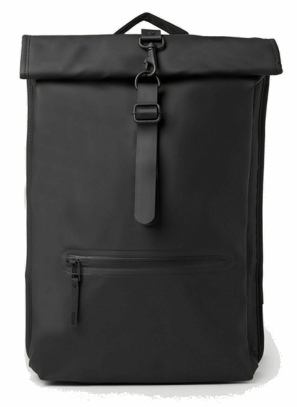 Photo: Rains - Rolltop Backpack in Black