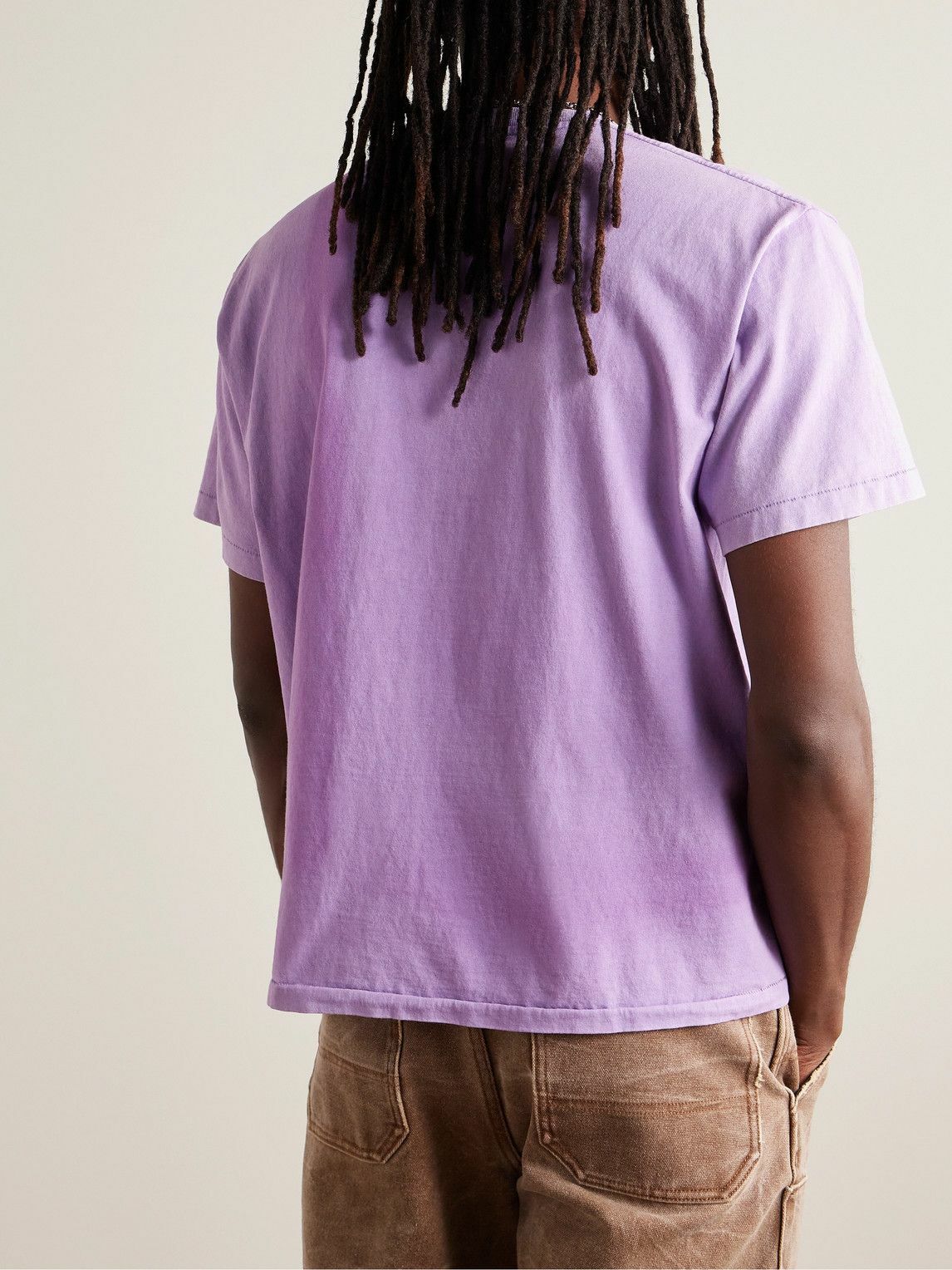 Tシャツ・カットソー Gallery Dept. T-shirts Purple GALLERY DEPT. ART DECO T-SHIRT | LAVENDER