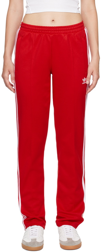Photo: adidas Originals Red Adicolor SST Track Pants