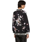 Dolce and Gabbana Black Flower Sweatshirt