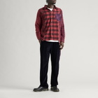 Needles Men's Velour Narrow Track Pants in Navy