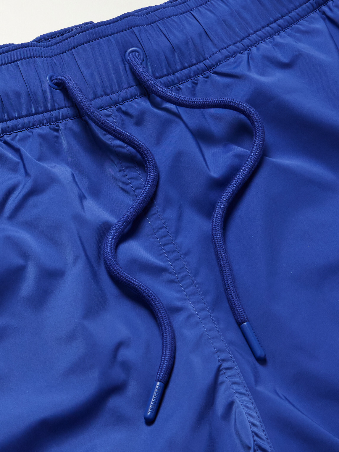 Frescobol Carioca - Salvador Straight-Leg Mid-Length Recycled Swim Shorts - Blue