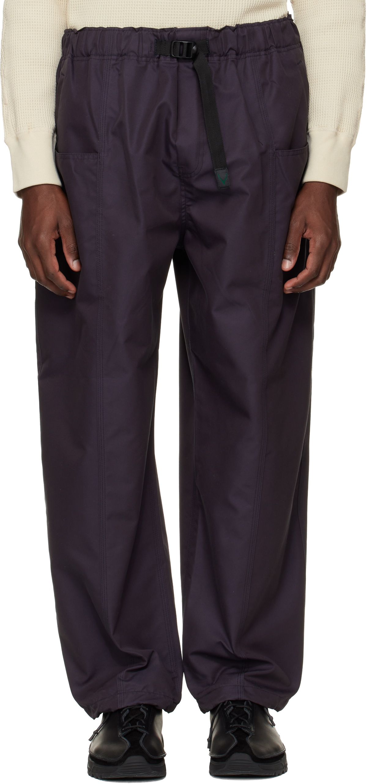 South2 West8 Purple Belted C.S. Trousers
