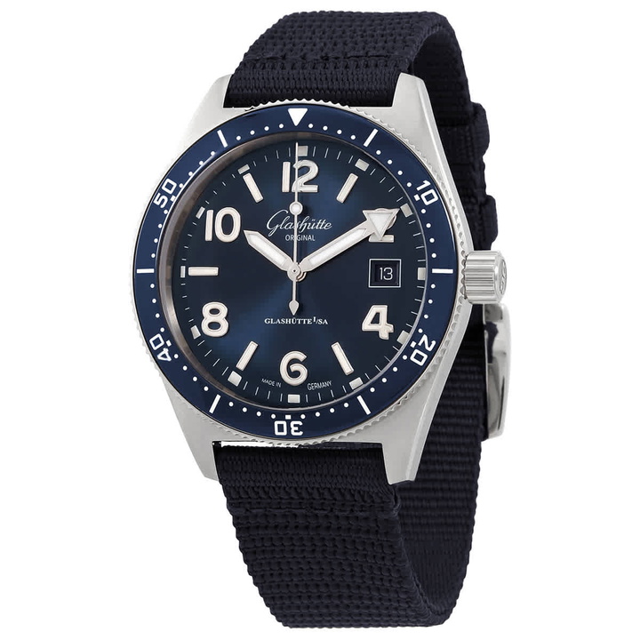 Photo: Glashutte Original SeaQ Automatic Blue Dial Mens Watch 1-39-11-09-81-08