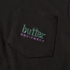 Butter Goods Men's Organic Eco Pocket T-Shirt in Black