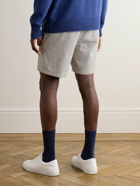 Mr P. - Slim-Fit Straight-Leg Striped Cotton Bermuda Shorts - Neutrals
