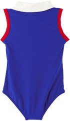 Mini Rodini Kids Blue Zip UV Swimsuit