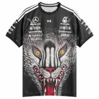 Y-3 Men's x Mercedes F1 Driver Short Sleeve Jersey in Black