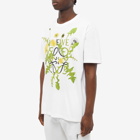 Loewe Men's Anagram Flowers T-Shirt in White