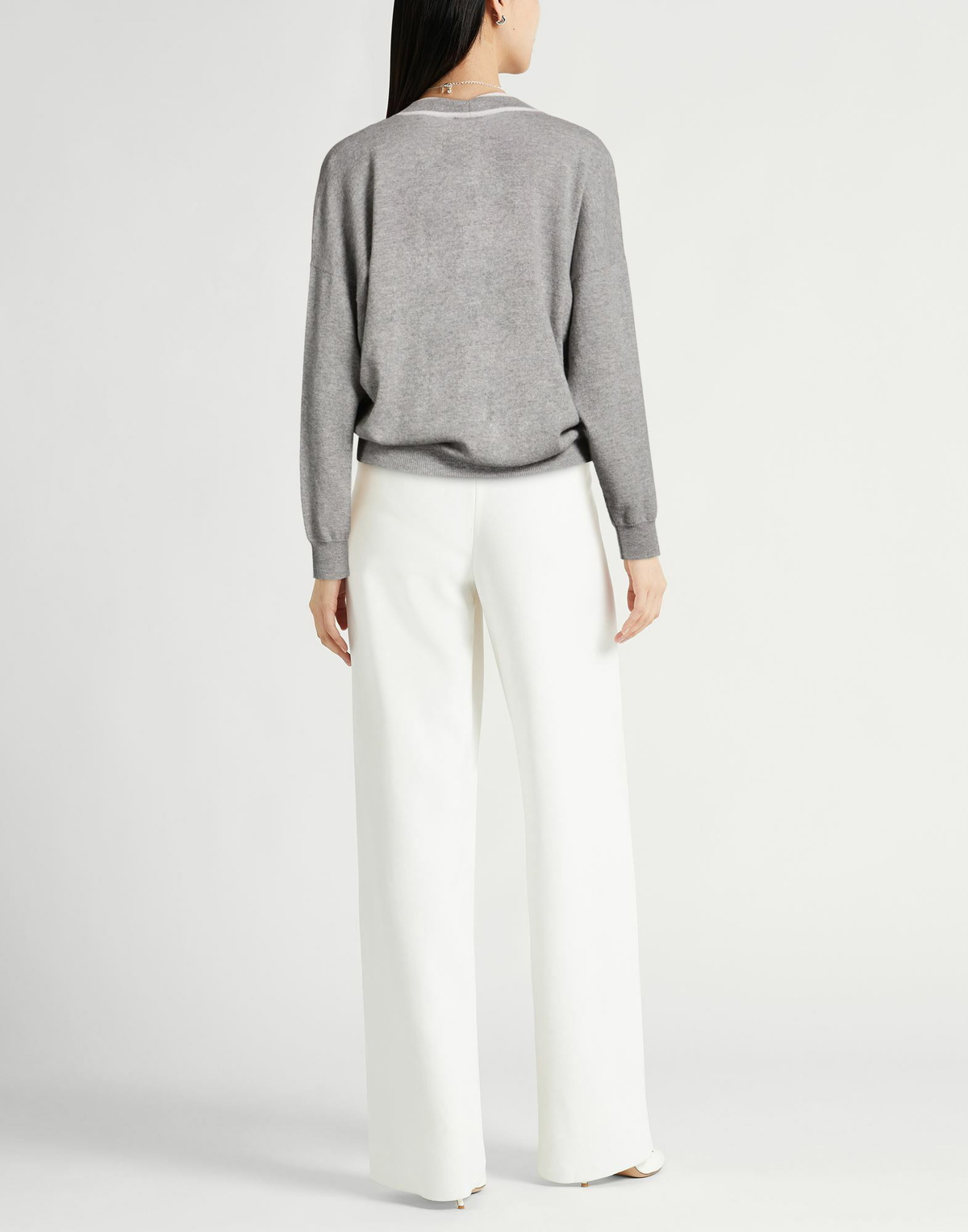 Peserico Easy Womens Cardigan Light in Grey