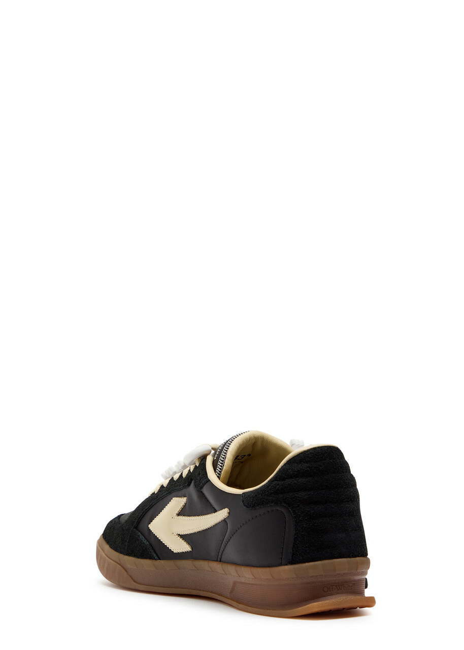 Off-white End Of Play Panelled Woven Sneakers Black