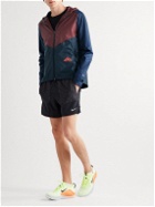 Nike Running - Windrunner Hooded Two-Tone Ripstop Jacket - Blue