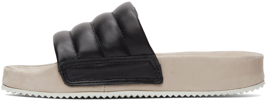 Spalwart Black Pause Puff Sandals Spalwart
