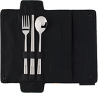 BAPE Silver Baby Milo Cutlery Set, 4 pcs