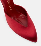 Herbert Levine Sitting Pretty satin mules