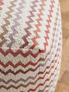 Missoni Home - Capri Striped Canvas-Trimmed Bouclé Ottoman