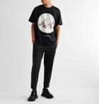 Givenchy - Oversized Printed Cotton-Jersey T-Shirt - Black