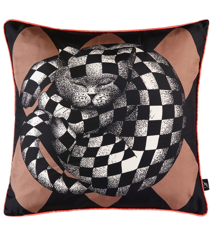 Photo: Fornasetti High Fidelity silk cushion