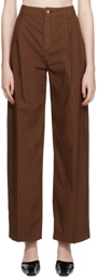 HOPE Brown Lungo Trousers