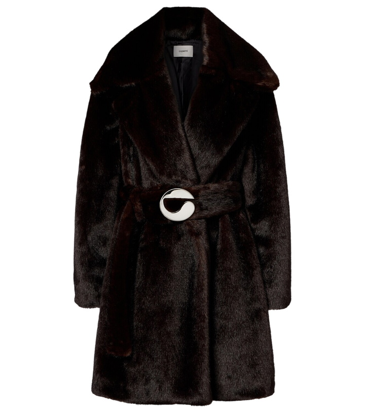 Photo: Coperni Logo belted coat