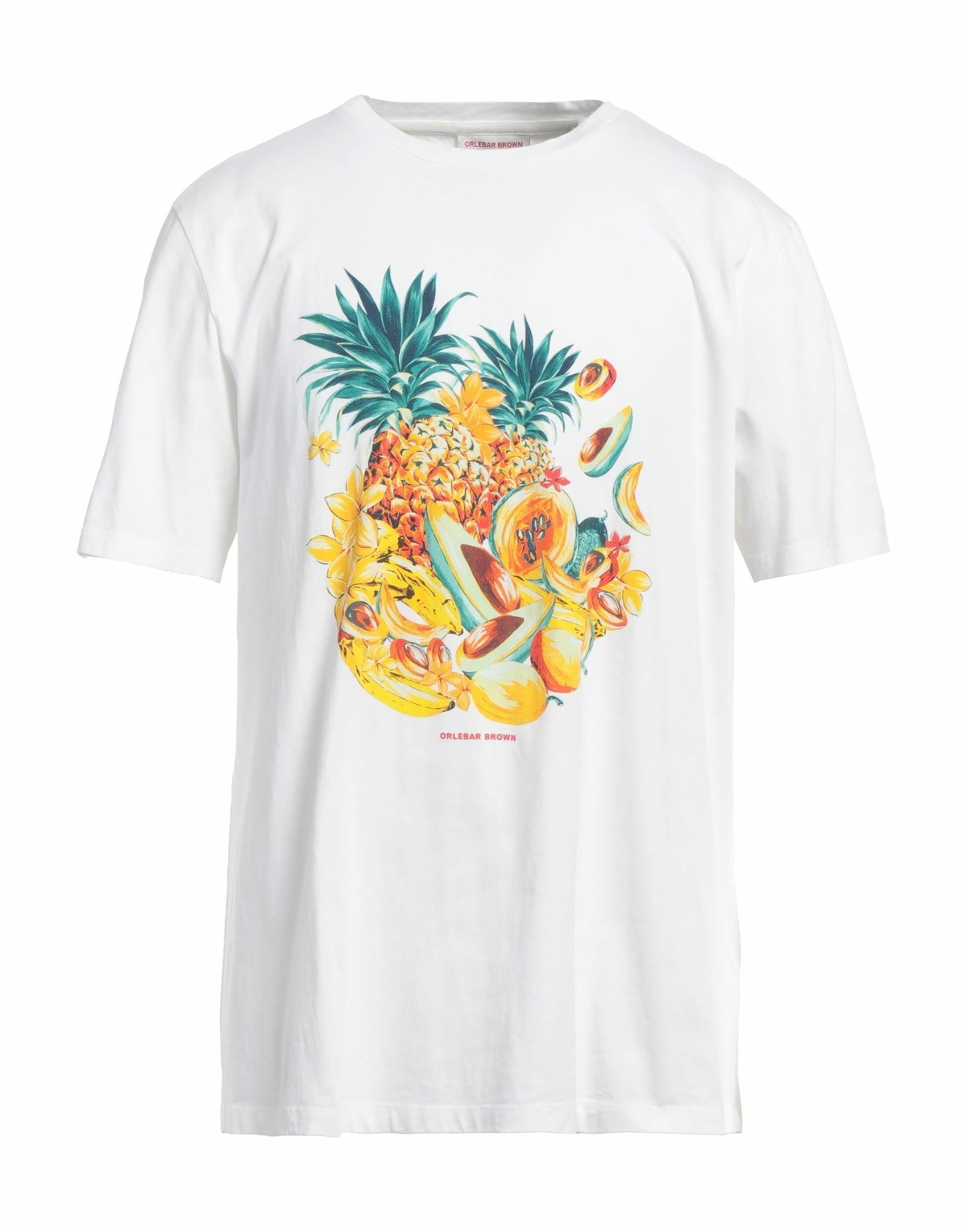 Orlebar Brown Mens T-shirt in White