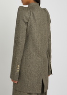 Rick Owens Metro Structured Wool Jacket Black Other
