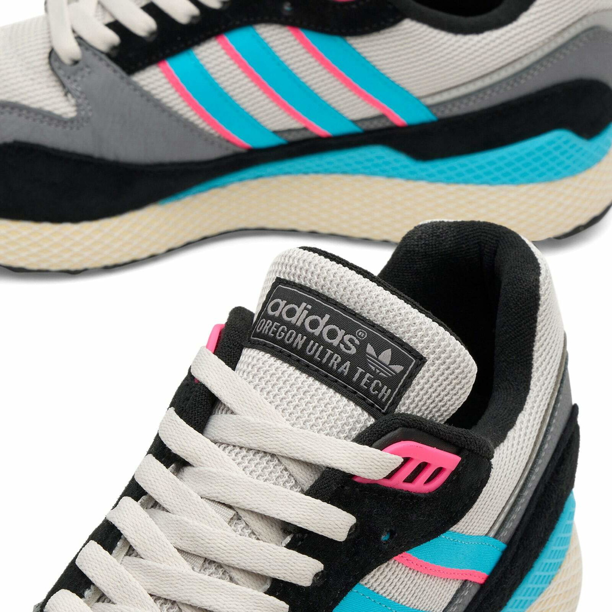 Adidas Men's Oregon Ultra Tech Sneaker in Grey Three/Samba Blue/Grey One
