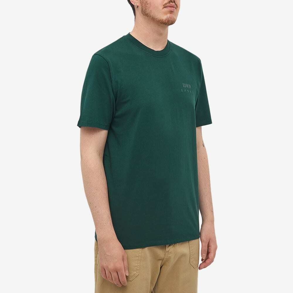 EDWIN Men's Logo Chest T-Shirt in Pine Grove Edwin