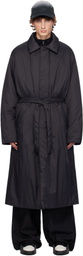 Y-3 Black Padded Coat