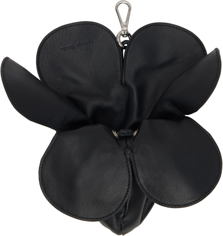 Photo: Simone Rocha Black Flower Coinpurse Keychain