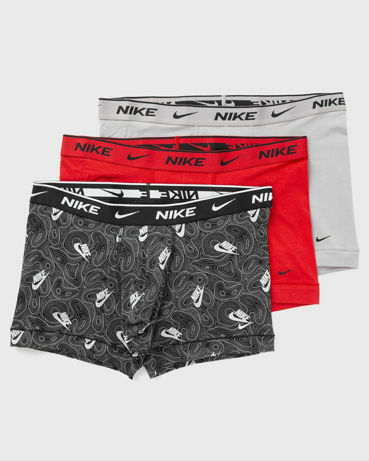 Nike EVERYDAY COTTON STRETCH TRUNK 3PK Multi-color Mens Boxers & Brief