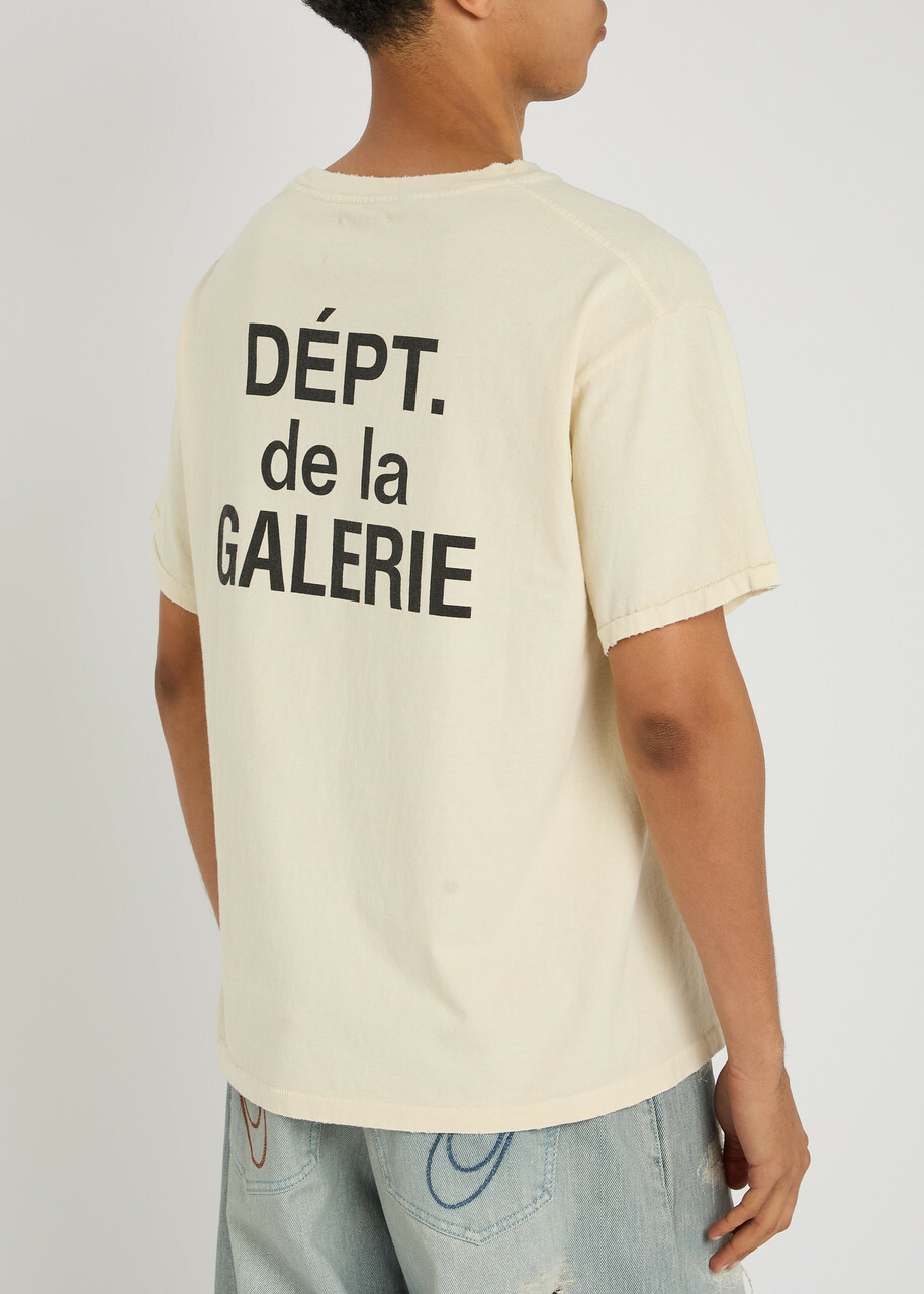 Gallery Dept. Self Title Printed Cotton T-shirt Off White Gallery 