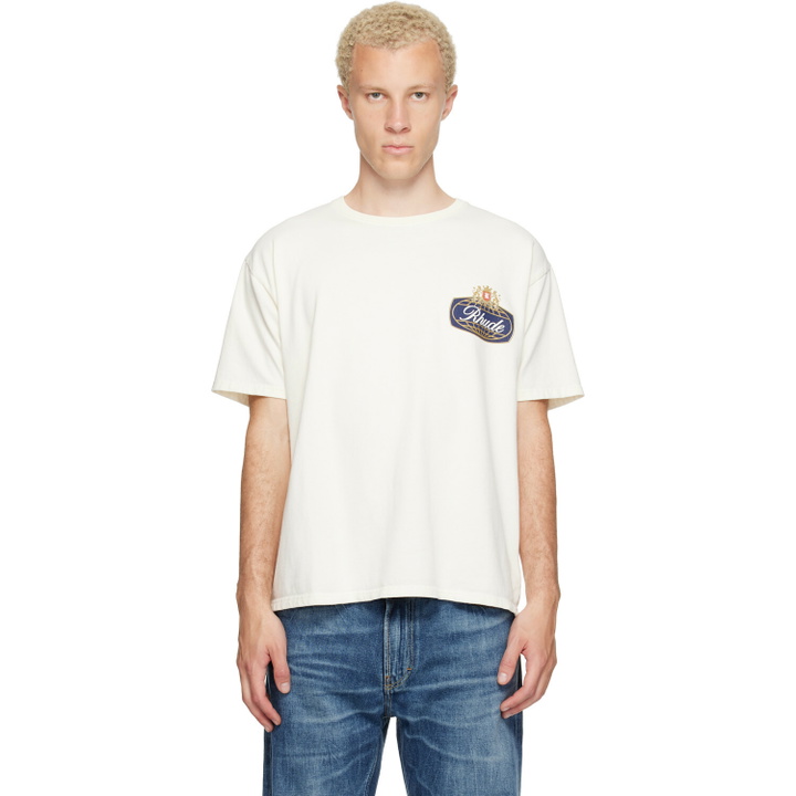 Photo: Rhude Off-White Safari Crest T-shirt