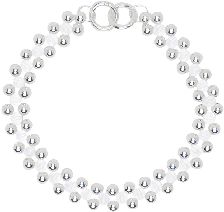 Photo: Lorette Colé Duprat Silver Trinity Ras De Cou Necklace