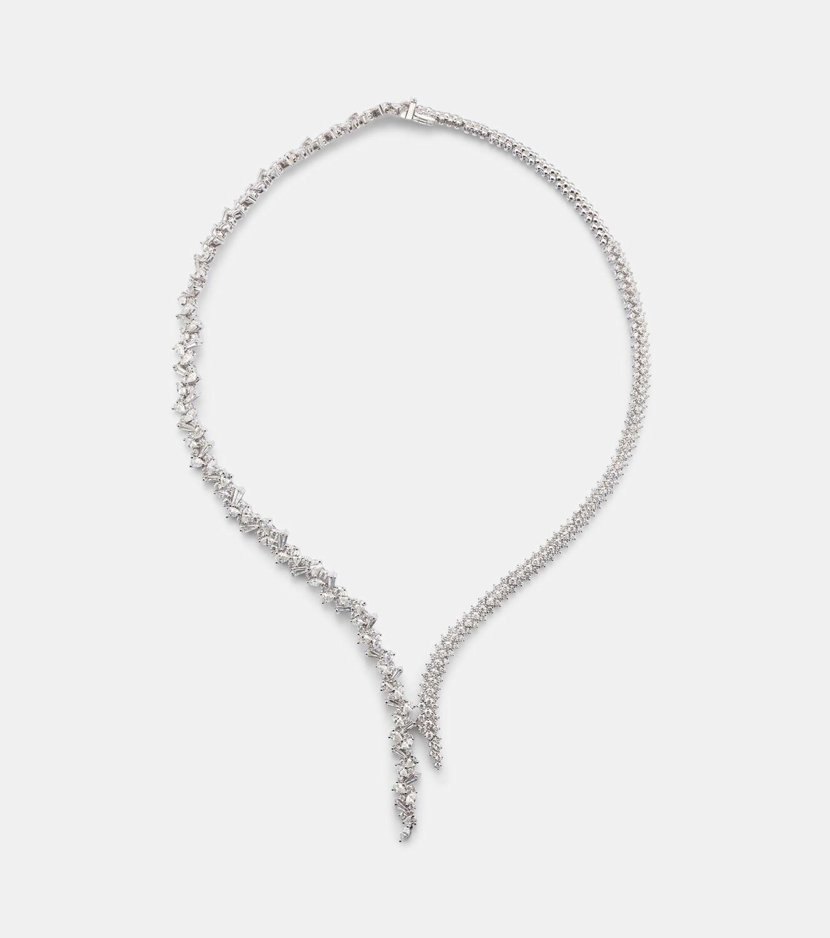 Yeprem 18kt white gold necklace with diamonds