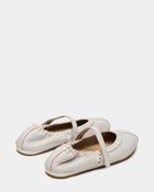 Steve Madden Anaya Flats in White