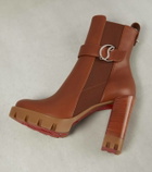 Christian Louboutin CL Chelsea Lug 100 embellished leather ankle boots