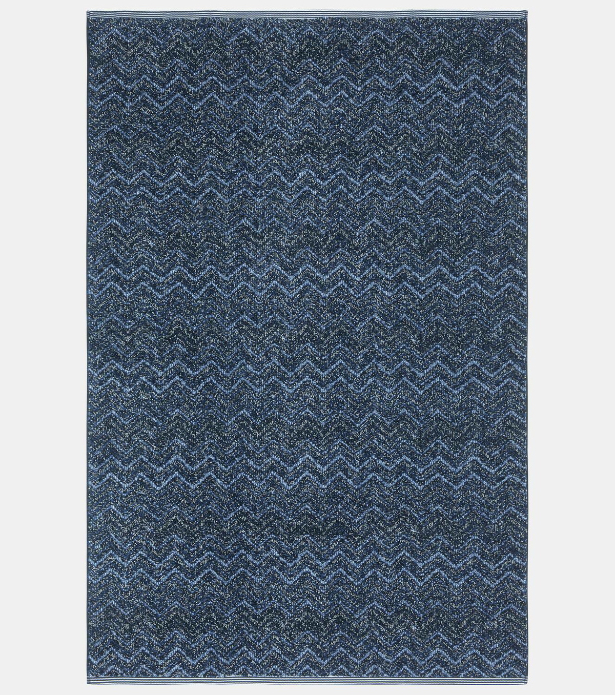 Missoni Azul Zigzag cotton terry beach towel