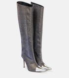 Alexandre Vauthier Metallic knee-high boots