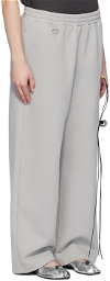Doublet Grey RCA Cable Sweatpants