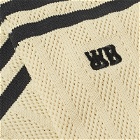 Adidas Men's x Wales Bonner Sock in Sandy Beige/Black