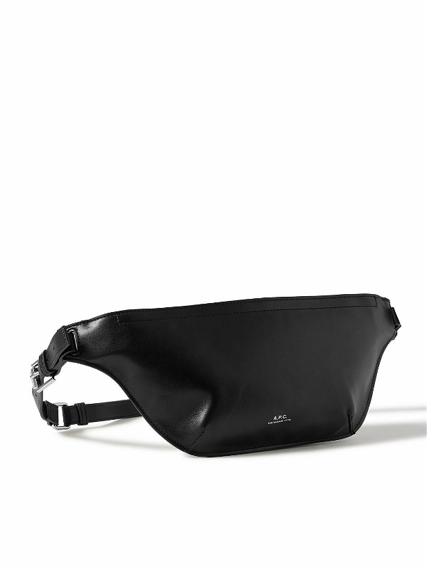 Photo: A.P.C. - Nino Medium Recycled-Faux Leather Belt Bag