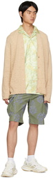 Martine Rose Green Floral Shirt