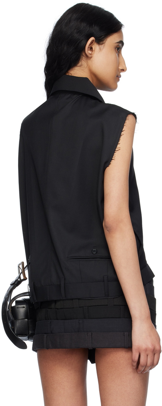 HODAKOVA Black Upside Down Trouser Vest