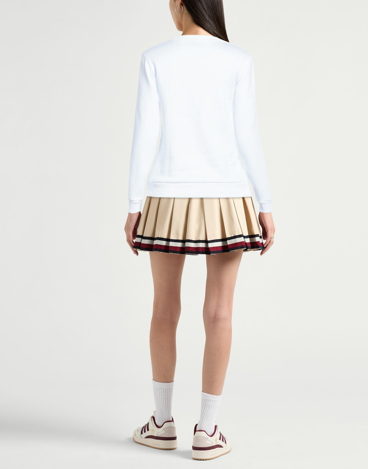 Shoe Womens Sweatshirt in White