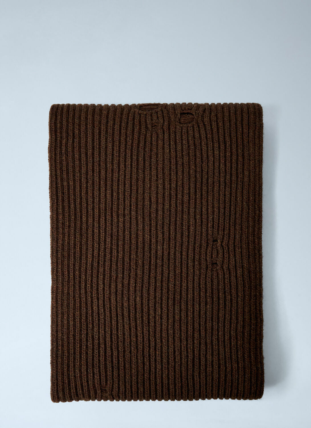 MM6 Maison Margiela Distressed Wool-Blend Scarf